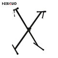 Factory Wholesale HEBIKUO Q-1XC Adjustable Foldable Unweld Keyboard Stand for Electric Piano Black