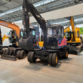 Chisheng Mini 6 Ton 48kw Wheel Excavator Smallest Yanmar EPA Engine 1-Year Warranty MegaBDM