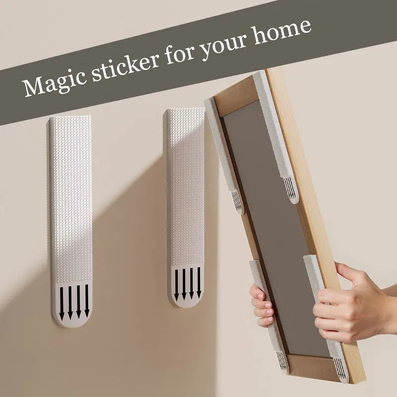 Detachable Iron Coated Nail Free Traceless Door Back Belt Key Clothes Creative Cartoon Wall Hanging Door Hanger