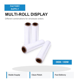Factory Direct LLDPE Casting Soft Dustproof Stretch Film High Strength Pallet Wrap for Secure Packaging and Transport