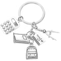 Factory Direct Sale Metal Alloy Key Chain for Women with Mini Calculator Design Customizable Promotion Gift