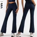 Wholesale Solid High Stretch Ankle-Length Yoga Pants Slim Fit Peach Hip Side Pockets Casual Sports Fitness Elastic Waist