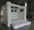 Commercial Adults Kids Inflatable White Wedding Bouncy Castle/white Bounce House for Sale