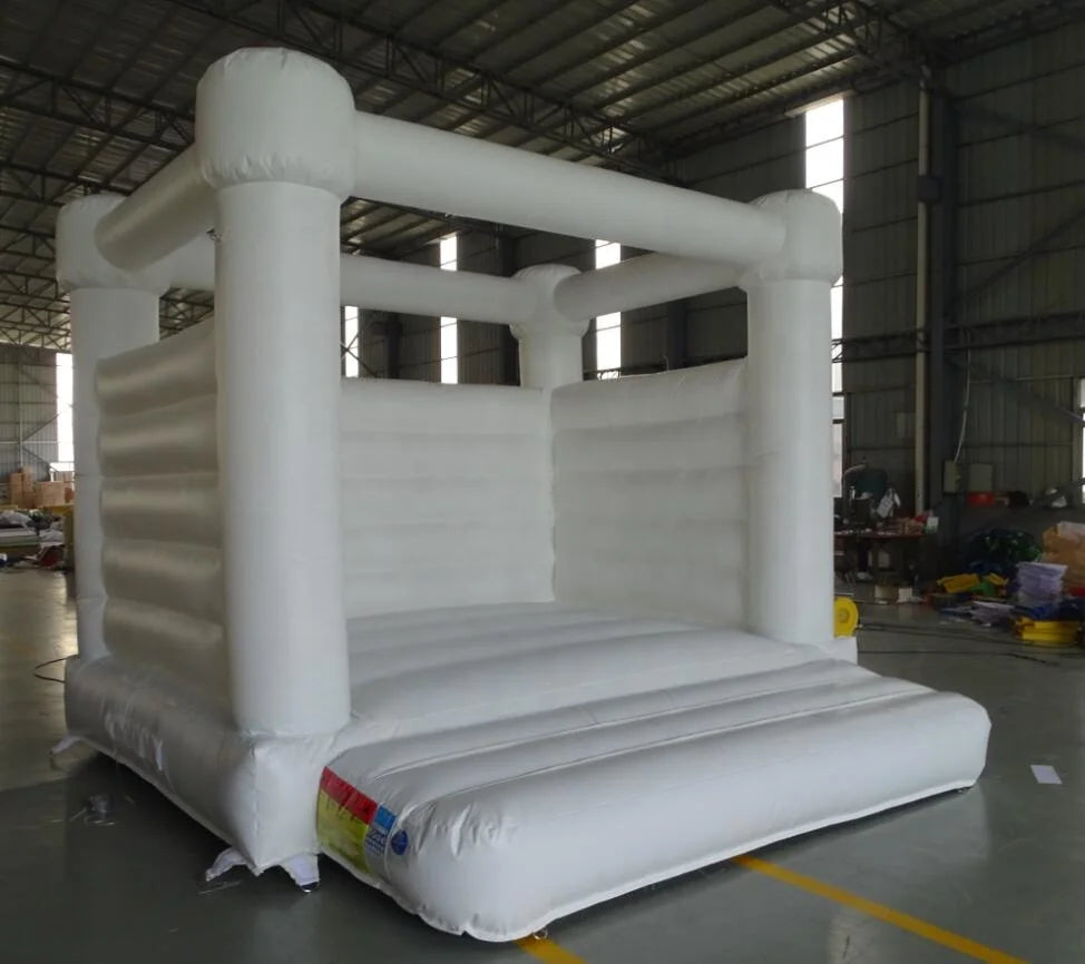 Commercial Adults Kids Inflatable White Wedding Bouncy Castle/white Bounce House for Sale