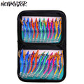 NEWMAJOR 12/13cm Hard Bait Squid Jig Lure 10pcs/Bag Durable PVC Cuttlefish Octopus Shrimp Squid Lure Made of ABS Material