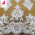 HY1840 High-quality White Embroidery Cheap French Bridal Wedding Lace Fabric Wholesale
