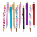 Retractable Pen With Logo Multicolor Macaron Promotion Plastic Gel Ink Pen Custom Logo for Gift