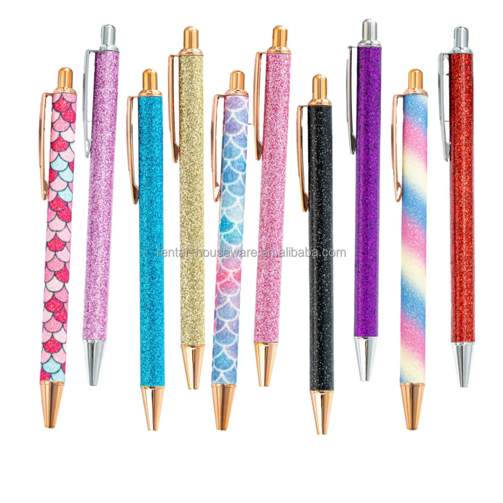 Retractable Pen With Logo Multicolor Macaron Promotion Plastic Gel Ink Pen Custom Logo for Gift