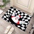 Christmas Home Entrance 3d Illusion Door Mat Vertigo Carpet Custom Floor Mat