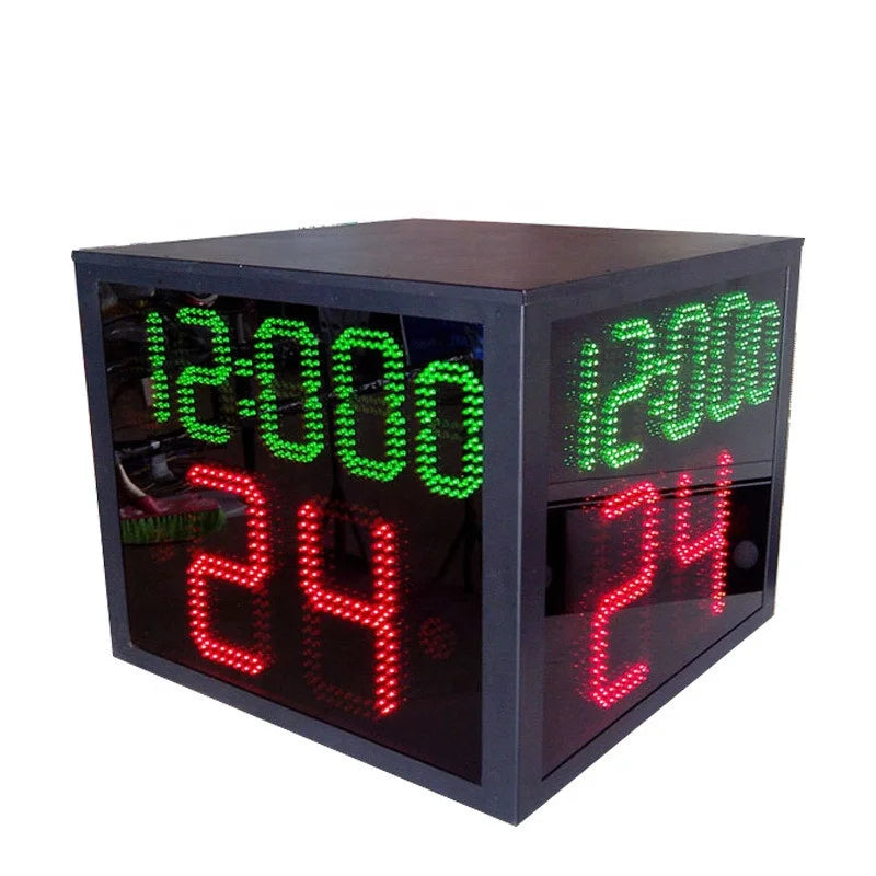 Basketball scoreboard led display basketball 24 second shot clock timer digital basketball scoreboard with shot clock