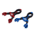 Three-Card Thickened Stainless Steel Slingshot Red Blue Circular Rubber Band Precision Outdoor Sports Hunting Catapult Shooting