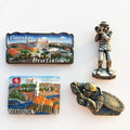 Slovakia Bratislava Travel Gifts Slovakia Flag Fridge Magnet KOSICE STAKCIN Souvenirs Custom Wholesale Slovakia Fridge Magnet