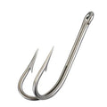 High Carbon Steel Frog Bait Saltwater Fishing Hook MUSTAD 7825 Double Hook