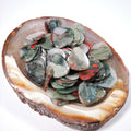 2023 Stone Plectrum Pick Guitar Innovative Natural African Blood Jasper Musical Instrument With Box Guitar Pick Crystal
