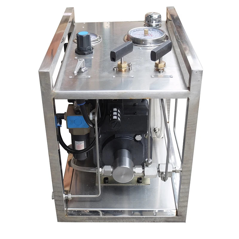 Portable USUN Model:WS- JM 32-1300 Bar Compact Size Complete air Driven Liquid Pressure Pump Unit for Valve Testing