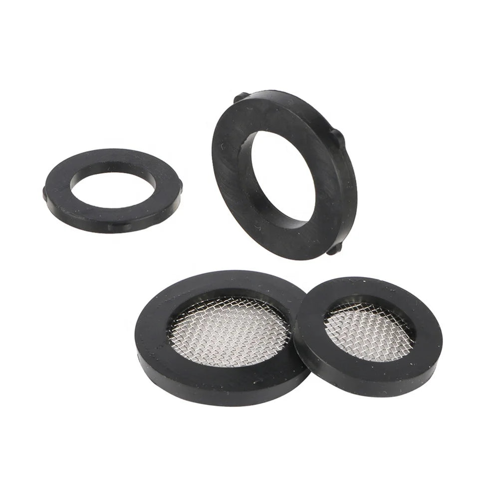 Seal Hose Gasket Flat Rubber Washer With 40 Mesh 1/2 3/4 Inch Rubber Gaskets MegaBDM