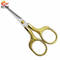 Wholesale Mini Sewing Scissors Craft Decorative Scissors Antique plum Blossom Pattern Embroidery Scissors Vintage With Cover