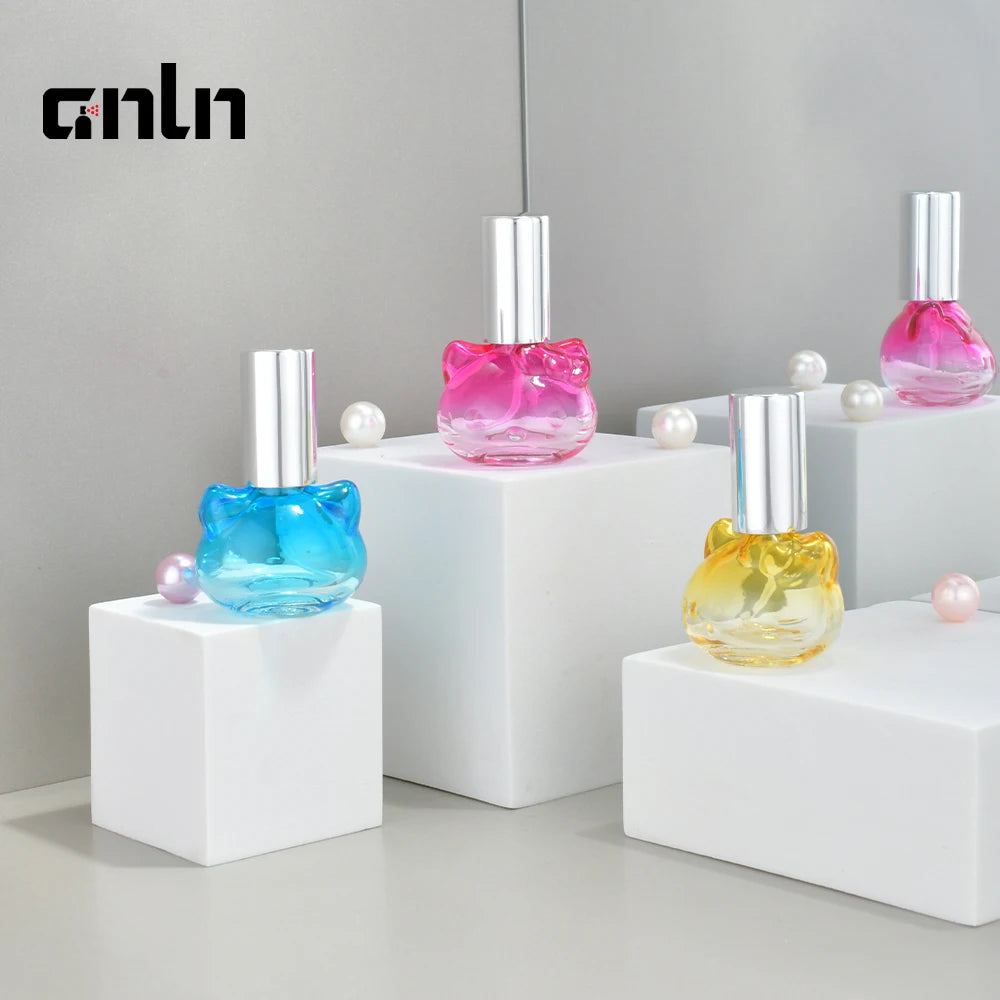 ANLN  2022 New Custom Designed Unique Perfume Bottle Reusable Lovely Bottle 10ml Glass Perfume Bottle