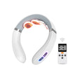Remote Control Vibration Massage Electric Pulse Heating Neck Massage Device  Wearable Neck Device