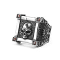 Stainless Steel Punk Jewelry Ring Stainless Steel Biker Jewelry Mens Skull Biker Ring