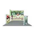 Metal Aluminum Structure Light Box 10ft Easy to Assemble Advertising Frameless LED Tension Fabric LightBox Vertical Double Sided