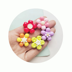 Cute Resin Flower Resin Flatback Art Supply Decoration Charm Craft DIY