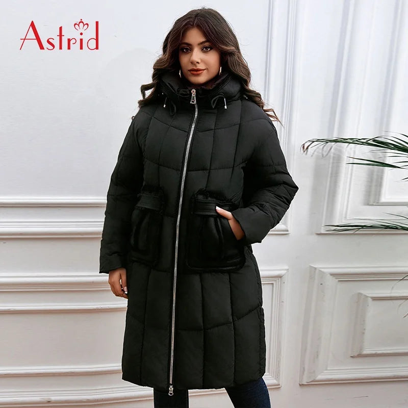 Wholesale Spring Coat Pocket With Hooded Thin Coat Office Fashion Outwear Casual Winter Clothes for Women Plus Size Coat