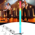 LEAHUA Stage Lights IP65 Outdoor Battery LED Tube RGBW with Wireless Remote DMX Control for Wedding Video Party Dj Disco Club
