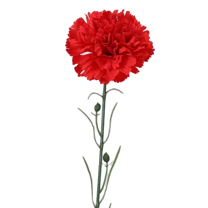Wholesale Mother's Day Gift Carnations Silk Artificial Flowers Carnation With Cheap Price