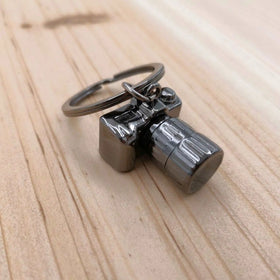 Fashion Gift Black Camera Keyring Photographer Key Chains Camera Charm Jewelry Pendant Gifts Photographer Lovers Camera Keychain