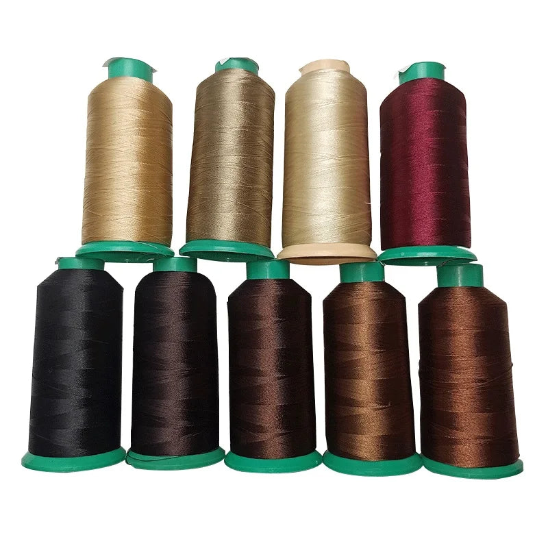 Bonded Nylon Thread for Sewing Leather Upholstery Jeans Weaving Hair Thread for Wig Making