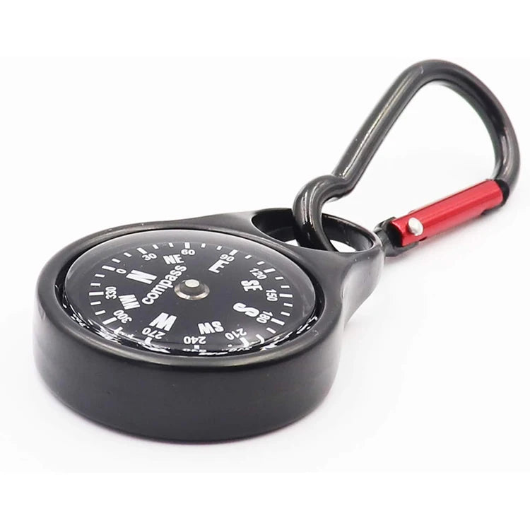 Compass Keychain Portable Metal Survival Compass for Hiking Camping Outdoors
