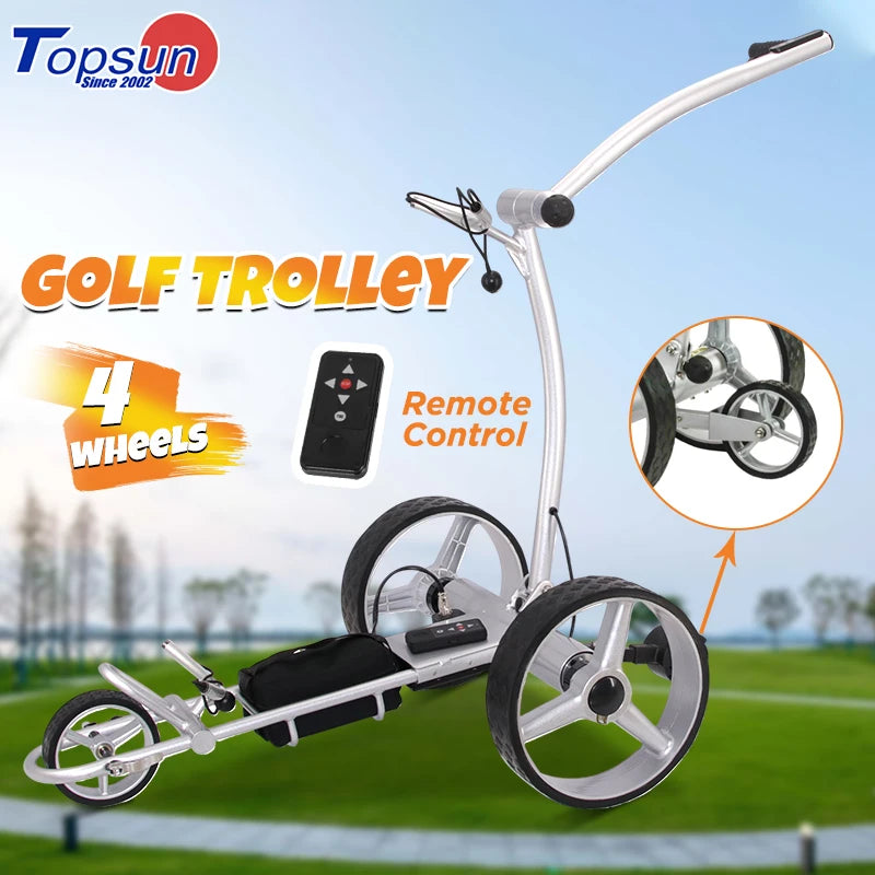 Folding Min Remote Control Electric Golf Trolley Carts Cheap Trolley Cart  for Sale