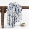 Zifeng OEM Bufandas Chinas New Elegant Striped Printed Cashmere Scarf