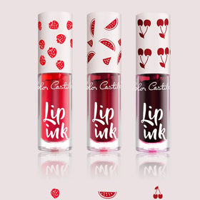 Wholesale 3 Color Fruit Lipstick Non-Stick Cup Liquid Lipstick Easy to Color Lip Gloss