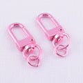 pink Color Metal Bag Accessories Swivel Snap Hook for Keychain Lanyard