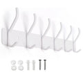 Jutye Hooks for Hanging Robe Towel Key Clothes Bag Hat Scarf Wall Mounted Hanger Rack Rail Metal Hook