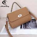 AndoBag Shoulder Crossbody Bags for Women Genuine Cow Leather Fashion Simple Handbag Large Capacity Underarm Bag 66026