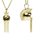 Hawaiian Ikaika Helmets Big Pendant Necklace Jewelry for Cap Necklace with Rope Chain Customized Design Accepted