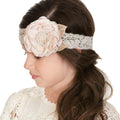 2021 Baby Girls Soft Flower Nylon Elastic Headband Hair Band for Toddler Infant Newborn Young Girls