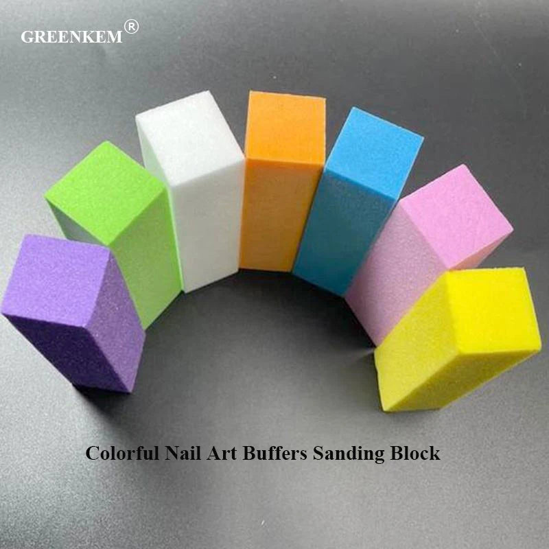 Nail Art Buffers Sanding Block Buffing Grinding Polishing Block Nail File Buffer Pedicure Professional Nail Polishing Files