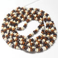 African Dancing Adjustable Bulk Tie on Wood Pearl comfort Brown Waist Beads Cotton Belly Chain for Women