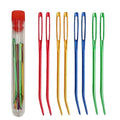 Wholesale 8Pcs Aluminum Needles Needlework Crafts Sewing Bent Tip Big Eye Yarn Knitting Needles