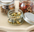 Large Caliber Glass Jar 5oz 16oz 32oz Manson Jar Jam Bottle Storage Pickle Jars With Metal Lid