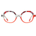 New Hot Sale Kids Spectacle Color Blocking Acetate Eyewear Optical Frames for Kids