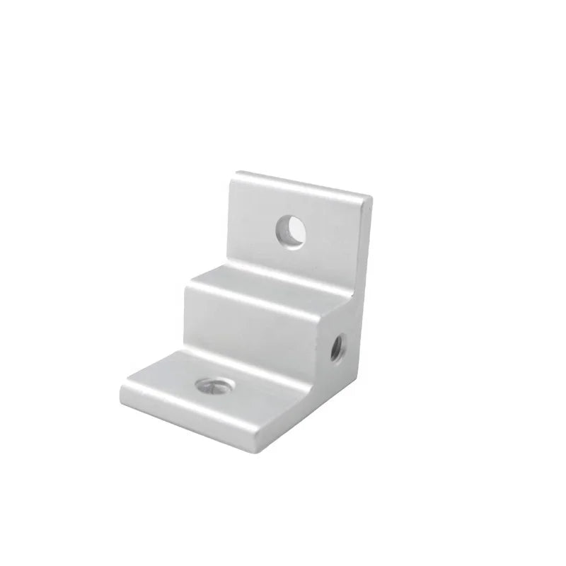 6228 China Manufacturer Rohs  40mm Cnc Aluminum Bracket  Cnc Aluminium Fasteners 20 25 30 40 45 50 60  for Aluminum Profile