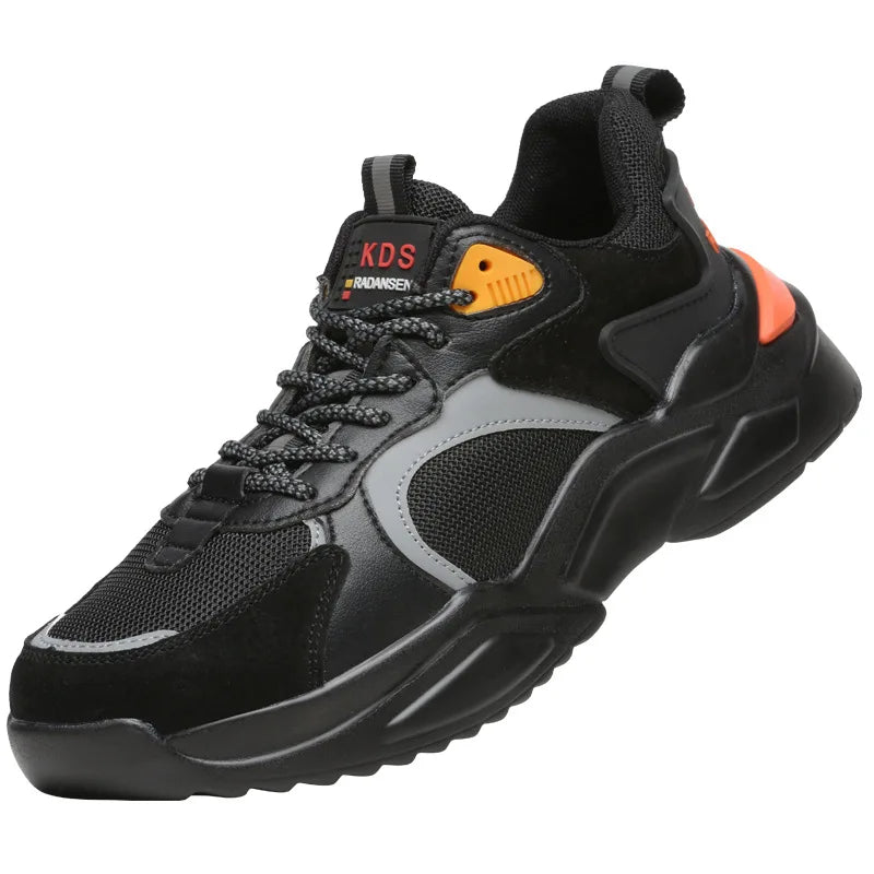 DianSen LBX-99018 New Reflective Design Insulation Safety Shoes Breathable Wear-resistant Work Shoes