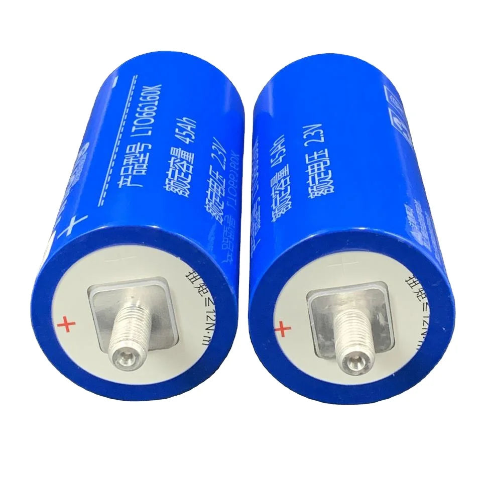 Lto 2.3v 40ah 45ah 66160 Cylindrical Lithium Titanate Battery Cell