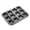 Best Seller Cupcake Tin 12 square Cup Muffin Pan