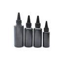 Empty Black PE Needle Tip Pigment Squeeze Glue Bottle 10ml 15ml 60ml 50ml 100ml Plastic Paints Ink Bottle